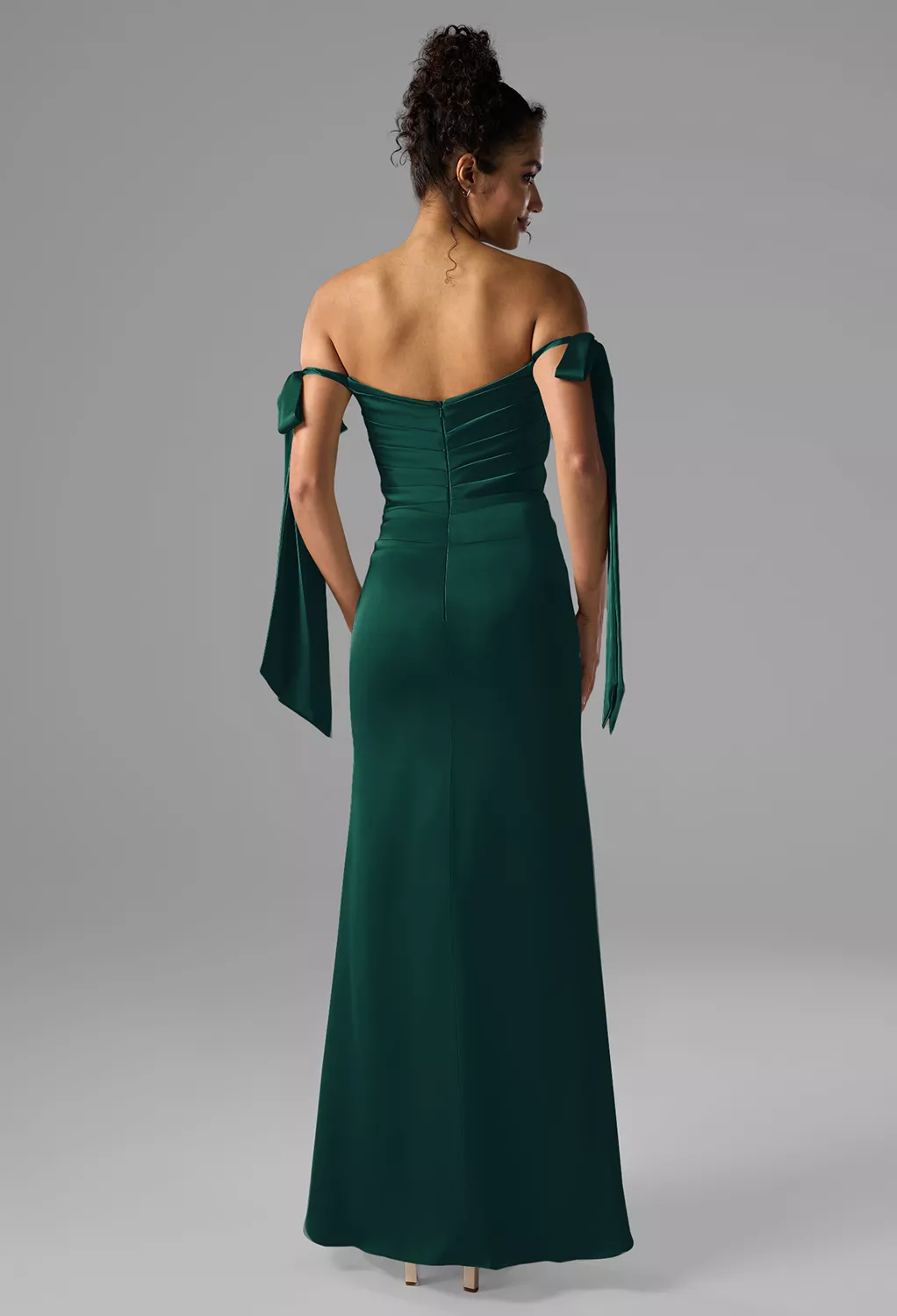 AW Shauna Hunter Green  Bridesmaid Dresses